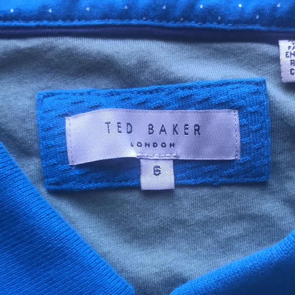 EUC Ted Baker Infused Textured Polo - Picture 8 of 9